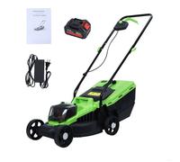 Tondeuse à Gazon Électrique 1600W - BIPLUT - Sans Fil, Hauteur Réglable, Bac de 30L, Lame 32cm