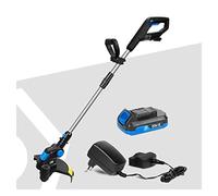 Tondeuse à Gazon électrique 20V Li-ION Batterie Coupe-Herbe sans Fil 12in dégagement Automatique Coupe-chaîne élagage Outils de Jardin pour découper(20V-Coil-Set1)