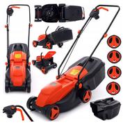 Tondeuse À Gazon Électrique 2100W 30L Seulement 9 Kg
