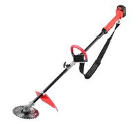 Tondeuse à Gazon électrique 23 cm, Coupe-Bordures sans Fil 2500 TR/Min, Longueur de Coupe réglable, Outil Jardin 21 V 700 W avec Batterie Haute efficacité(1 Battery)