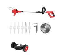 Tondeuse À Gazon Électrique 2500 W 20 000 TR/Min sans Fil, Coupe-Herbe Longueur Réglable, Outil De Jardin for Batterie 18 V Léger Bonne Puissance(Without Battery)