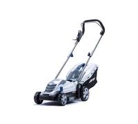 Tondeuse à Gazon Electrique GX4000 Moteur AC 1300W 3600rpm Diamètre Coupe 33cm Sac Collecteur 35L 5 Positions de Réglage