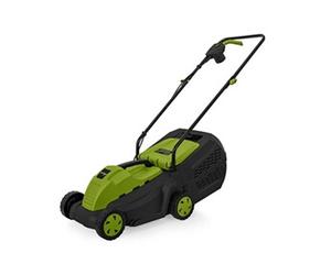 Tondeuse a gazon électrique Induction 1200W Pelouses jusqu'à 300m2 Larg 32cm Bac 35L