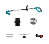Tondeuse À Gazon Électrique Portative 1800 W Taille-haie Extensible Coupe-Herbe De Jardin Élagage Coupe pour Les Travaux De Coupe dans Les Jardins(Without Battery Set)