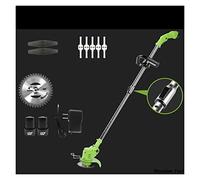 Tondeuse à gazon électrique sans fil 12V/24V avec batterie 2xBattery 800W Lithium tondeuse mauvaises herbes désherbeuse outils d'élagage de jardin(12v green Type B)