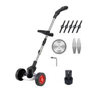 Tondeuse À Gazon Électrique sans Fil 650 W, Tondeuse Pliable Et Réglable, Outil Électrique De Coupe Et D'élagage De Jardin Efficace for Batterie 18 V Taille Efficace(with 1X12V Battery)