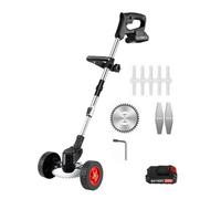 Tondeuse À Gazon Électrique sans Fil 650 W, Tondeuse Pliable Et Réglable, Outil Électrique De Coupe Et D'élagage De Jardin Efficace for Batterie 18 V Taille Efficace(with 1X24V Battery)