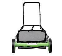 Tondeuse à Gazon Manuelle 20 Pouces, Tondeuse HélicoïDale Manuelle avec Paniers De Ramassage à Herbe, 5 Lames en Acier, Largeur De Coupe 50 Cm, Réglage Hauteur De Coupe sur 9 Niveaux, Jusqu’à 500 m²