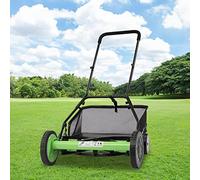 Tondeuse à gazon manuelle - Nombre de lames : 5 - Tondeuse à gazon manuelle avec panier collecteur - Hauteur de coupe réglable : 3,4 à 6,4 cm - Tondeuse à gazon manuelle - Largeur de coupe : 50,8 cm -