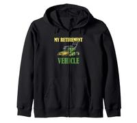 Tondeuse à Gazon Mon Plan de Retraite Humour Chauffeur de Tondeuse à la Retraite Sweat à Capuche