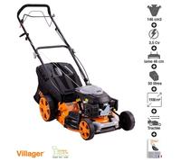 Tondeuse à gazon mulching tractée 146cc 4 en 1 coupe 46cm Villager Prime 4111T