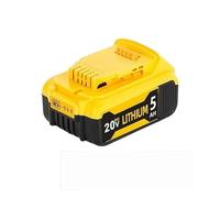 Tondeuse à gazon Perceuse électrique Remplacement de batterie au lithium de haute puissance 6000mAh DCB203 20V. Compatible avec Dewalt. DCB206 DCB204 Outil électrique(5000mAh)