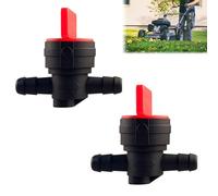 Tondeuse à Gazon Robinets de Carburant, Robinet D'Essence Universel en Plastique, Vanne d'arrêt de Carburant en Ligne, de 8 mm pour Moto, Quad, Scooter, Scooter, Tondeuse à Gazon, etc. 2PCS
