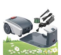 Tondeuse à gazon robotique automatique avec contrôle par application Bluetooth, planification de chemin et fonctionnalités intelligentes pour un entretien efficace de la cour