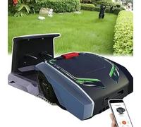 Tondeuse à gazon robotisée avec navigation assistée par GPS - Coupe jusqu'à 1 500 m² de tonte ultra silencieuse, contrôle par application Bluetooth, planification d'itinéraire, chargement automatique