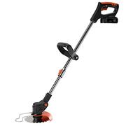 Tondeuse à Gazon rotative électrique Portable à Batterie 1800 W, Outils de désherbage et d'élagage légers et de Jardin, Batterie 6000 mA réglable H