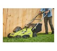 Tondeuse a Gazon sur batterie brushless RYOBI RLM36X46H50PG 36V coupe 46 cm Ramassage