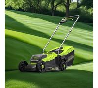 Tondeuse à gazon sans fil 40 V - Batterie au lithium 21 V, autonomie de 40 minutes, sac de ramassage d'herbe, largeur de coupe de 30/50/70 cm, outil de jardin efficace et puissant pour un entretien