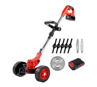 Tondeuse À Gazon sans Fil 650 W 21 V 18 000 TR/Min Tondeuse À Gazon Électrique Réglable Et Pliable for Jardin for Batterie 18 V Taille Efficace(with 1XBattery)