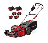 Einhell Professional Tondeuse à Gazon sans Fil GP-CM 36/52 S Li BL (4x5,2Ah) Power X-Change (36V, Moteur brushless, Coupe à 52cm) Livré avec 4 Batteries 5,2 Ah et 2 Chargeurs Doubles
