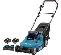 Tondeuse à gazon sans fil LTX 36V + 2 batteries 4,0 Ah + 1 Chargeur double rapide - 38 cm - 40 L - MAKITA - DLM382PM2