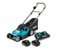 Tondeuse à gazon sans fil MAKITA DLM382PM2 LTX 36V + 2 batteries 4,0 Ah + 1 Chargeur double rapide 38cm 40L