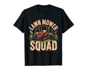 Tondeuse à Gazon Squad Grass Cutting Yard Crew T-Shirt Graphique avec Valeur