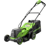 Tondeuse à gazon sur batterie - Greenworks - 48V (24V x 2) - Largeur de coupe 36 cm - Jusqu’à 400 m²