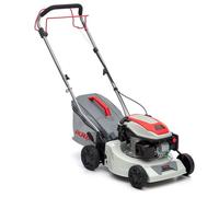 Tondeuse à gazon thermique 145Cm3 Largeur de Coupe 41.8cm Tondeuse autotractée Mulching Moteur 4T Bac 40L Jardin 1000 m² IKRA