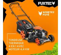 Tondeuse thermique autotractée 196cm3 53cm - FUXTEC FX-RM5396 - 6CV 70L