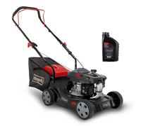 tondeuse à gazon thermique Scheppach MS132-42B en version noire - SCHEPPACH - avec bidon d'huile - 58112169953