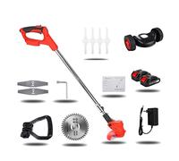 Tondeuse à gazon, Tondeuse à gazon électrique sans fil 2000W tondeuse Portable débroussailleuse réglable désherbeur outil d'élagage Machine de jardinage(TYPE G)