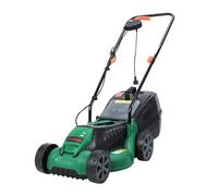 Tondeuse à Gazon, Tondeuse électrique Auto-propulsée sans Fil avec Moteur balais, Marche derrière la Gazon poussée, 1600 W Power Tipe Un réservoir d'herbe de 35 L 45L, poignée Pliable, Vert