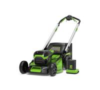 Tondeuse à gazon tractée Brushless 46cm 60V GREENWORKS - Batterie 4,0Ah - Chargeur - GD60LM46SPK4