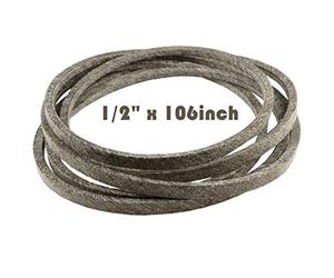 Tondeuse à gazon tracteur Lames de la plate-forme de transmission Courroie pour AYP 405143 584453101, Ariens 21546607, Craftsman 7133156, Husqvarna 532405143 584453101 1/2 "x 106" Fabriqué en Kevlar