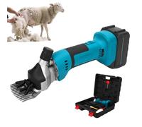 Tondeuse à moutons électrique compatible avec batterie Makita, 1300W 6 vitesses Professionnelle à 2 lames - Tondeuse haute performance pour bétail (sans batterie)