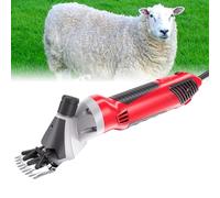 Tondeuse À Moutons Électrique Professionnelle 1000 W, 6 Vitesses Réglables, Longueur Du Fil : 5 m, Tondeuse À Fourrure Électrique Portable, Adaptée Aux Moutons, Alpagas Et Chèvres.,9 straight blade