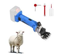 Tondeuse à moutons sans fil compatible avec Makita 18 V, ciseaux à moutons avec 6 vitesses, pour le rasage des moutons, des chèvres, de la laine