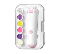 Tondeuse à ongles électrique pour avec 6 têtes de rechange | Battery Powered Nail File for Home Living Room Bedroom Apartment Chambre Daily Nighttime Travel
