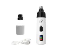 Tondeuse À Ongles Électrique Pour Chats Outil De Toilettage À Lumière LED Rechargeable Opérations À Faible Bruit Verrouillage De Sécurité Broyeur À Ongles Ergonomique Coupe-ongles Pour Animaux De