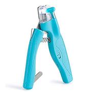 Tondeuse à ongles pour animaux domestiques avec lumière LED pour chats et chiens et griffes de toilettage Ensemble professionnel sûr avec piège à ongles et lime électriques à capteur rapide