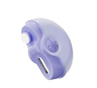 Tondeuse à onguis électrique rechargeable pour tous les âges, design doux à faible bruit, anti-compression, avec ABS silencieux pour enfants