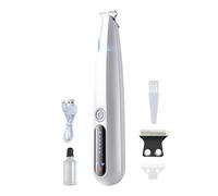 Tondeuse À Pattes Canine | Tondeuse de toilettage précise et silencieuse - Coupe des poils de chat - Pour petits et moyens chiots et chatons, les oreilles, le visage, l'arrière-train, les sourcils