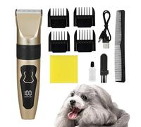 Tondeuse À Poil Pour Chien | Rasoirs Électriques pour Poils d'Animaux,Kit de Toilettage Silencieux Sans Fil Rechargeable pour Chat Chien Oreilles Museau Patte