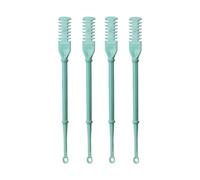 Tondeuse à poils de nez à double tête, 4 pièces 2 en 1 pour épilation manuelle du nez et des oreilles, rotation à 360°, essentiels de voyage pour homme et femme, kit de toilettage personnel cadeau