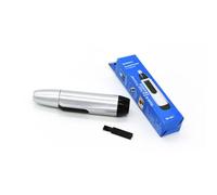 Tondeuse à Poils de Nez Électrique Argenté, Tête Cône de Sécurité | Abs et Acier Inoxydable, Portable et Léger, pour Voyager, Retire les Poils des Narines Oreilles