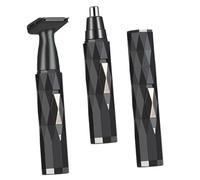 Tondeuse à Poils de Nez Électrique pour Hommes Usb, Noire Abs | 1 Set, Lames Précises, Modèle Dc 5v 2w Aaa350mah 1, 2v, Format Mini à Glisser en Poche