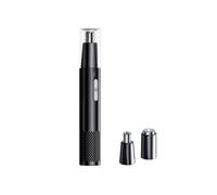 Tondeuse à poils de nez rechargeable par USB IPX5 étanche multi-usage pour rasage automatique de sécurité Noir Style 2