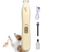 Tondeuse à poils de pattes pour chiens, tondeuse à poils de chat | Tondeuse à pattes de chat rechargeable avec affichage LED - Kit de toilettage pour chien sans fil à faible bruit, rasoir à 2 vitesses