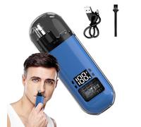 Tondeuse à poils d'oreille - Tondeuse électrique pour nez et oreilles - Rasoir sans fil avec affichage numérique, kit d'outils machine étanche pour le toilettage des sourcils et du visage